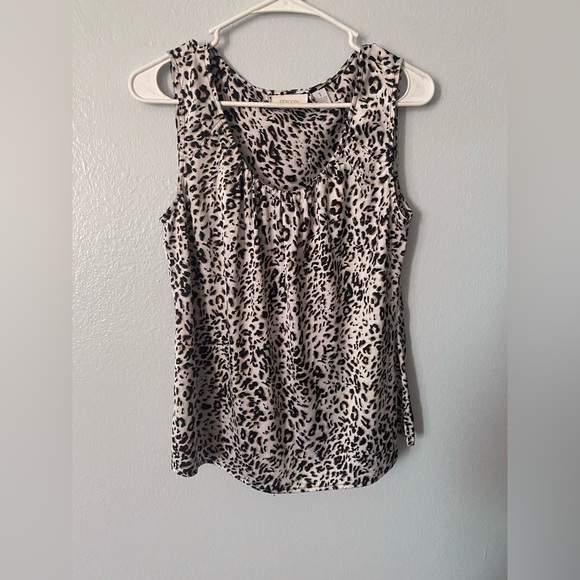 Chico’s animal print tank top ( small/medium) - Picture 2 of 6